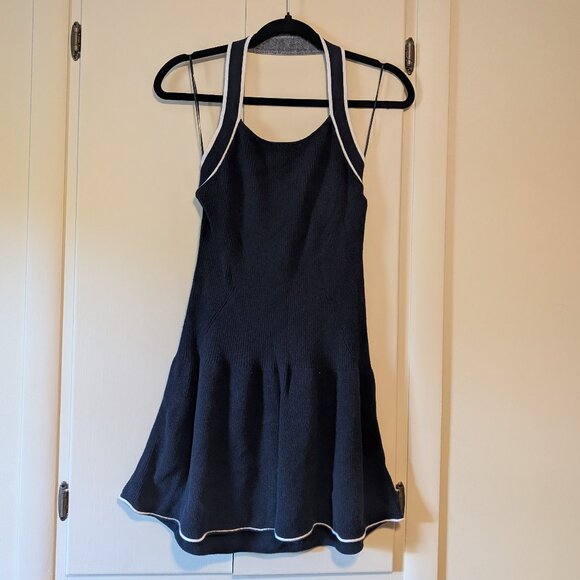 Anthropologie | Daily Practice Full Speed Halter Mini Dress | L - Picture 2 of 5